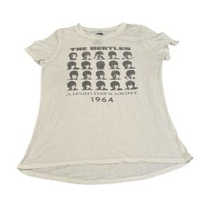 The Beatles szM Cream Graphic “A hard days night” 1964 graphic T-shirt GUC